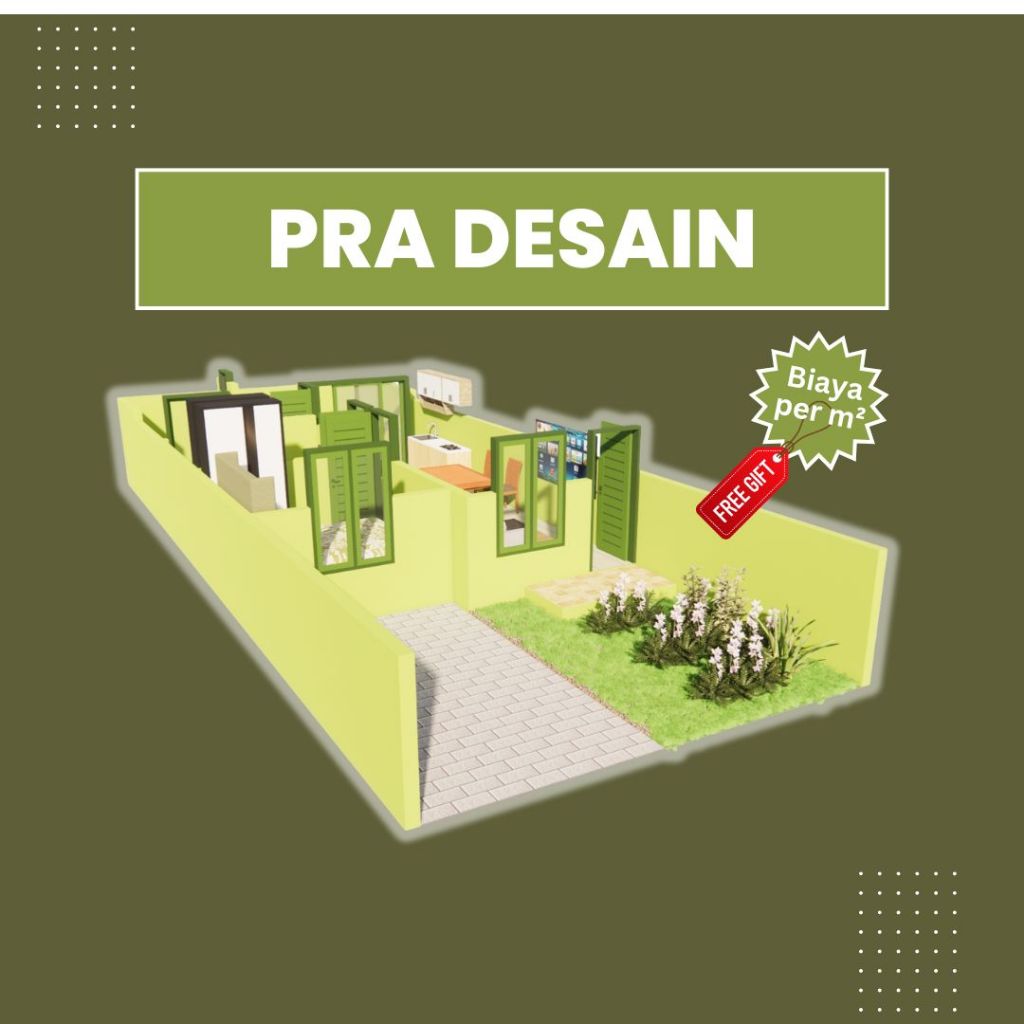JASA DESAIN RUMAH 3D MINIMALIS 1 ATAU 2 LANTAI MODERN