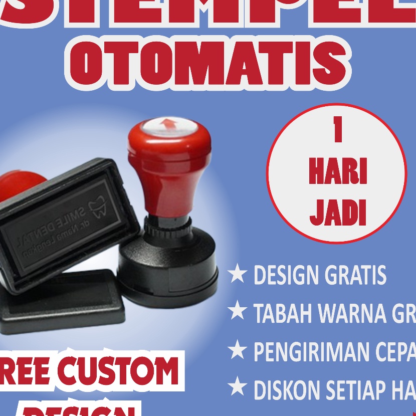 

Terbatas Stempel Stempel Otomatis Desn Custom Free tambah warna