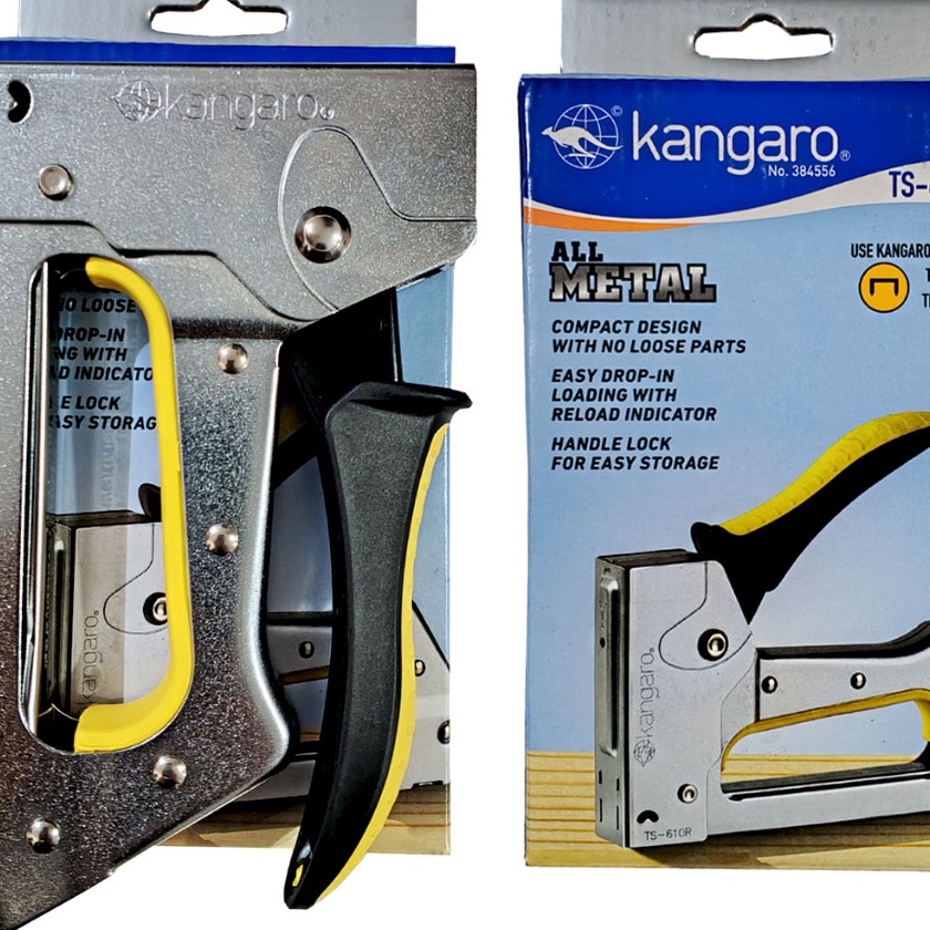 

Promo ORINAL KANGARO Alat Staples Tembak Gun Tracker Stapler Jepretan Untuk Perekat Kayu Kardus Papan Jok Motor Kes