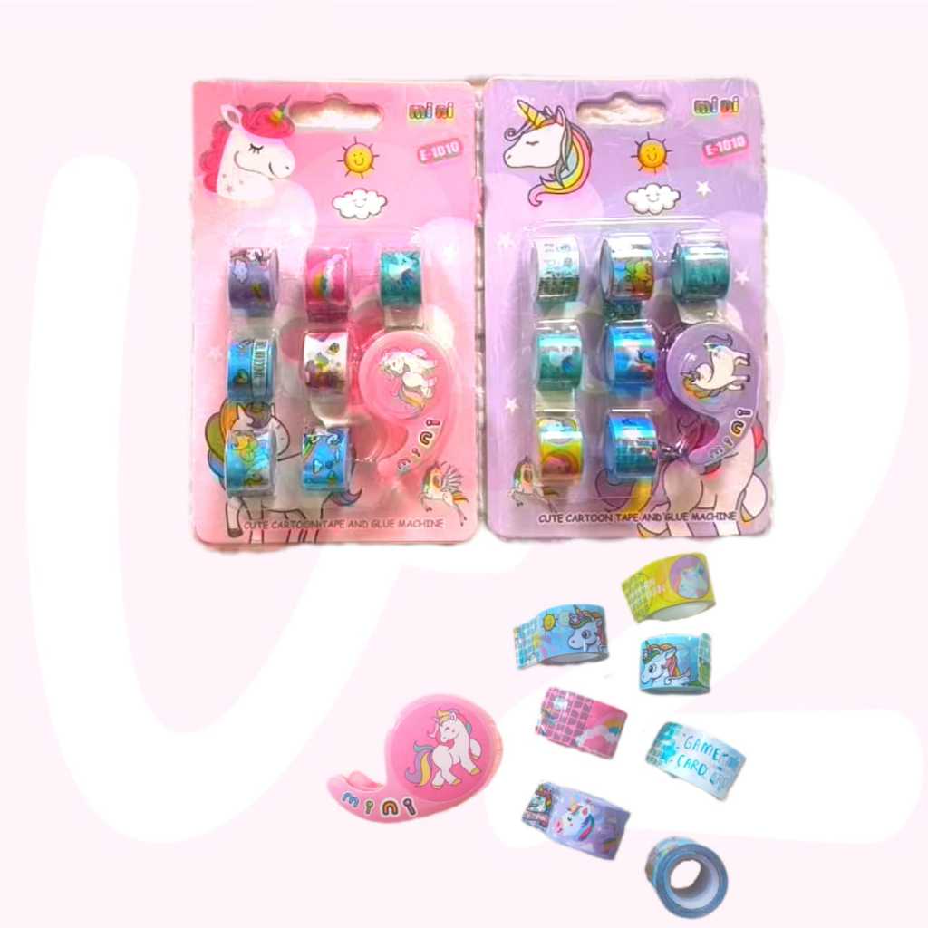 

Veiso_Isolasi fancy motif unicron 1set/Isolasi Set + Dispenser Fancy E-1010