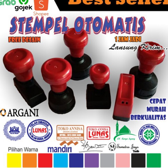 

FG2 Stempel otomatis atau stempel warna dan