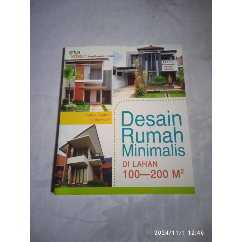 buku arsitek original - desain rumah minimalis
