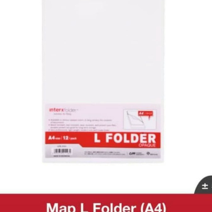

Extra Map LClear sleeves Inter X Folder 1pak12pcs