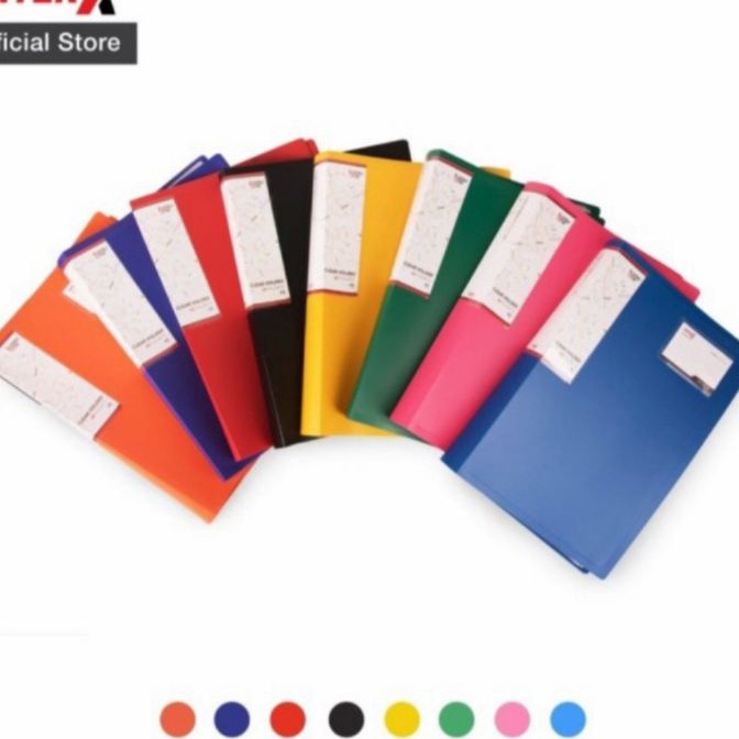 

KF7 Clear holder 4 pocket folio FC folder one dokumen keeper display album