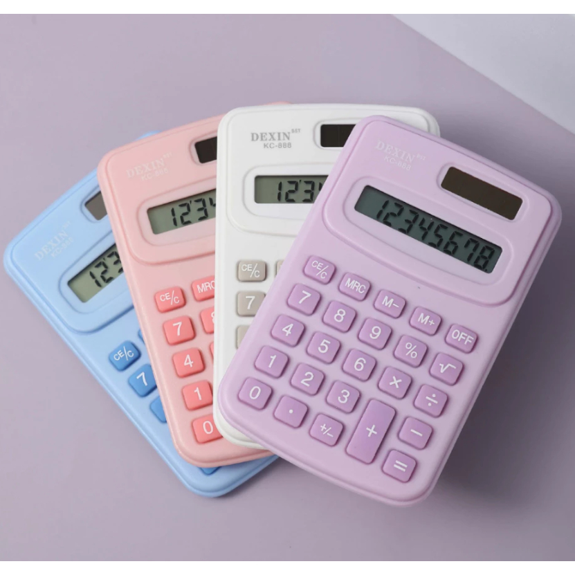

Kalkulator Mini Pocket Kantong 8-Digit - Warna Macaroon Soft Pastel Untuk Hitung Hitung
