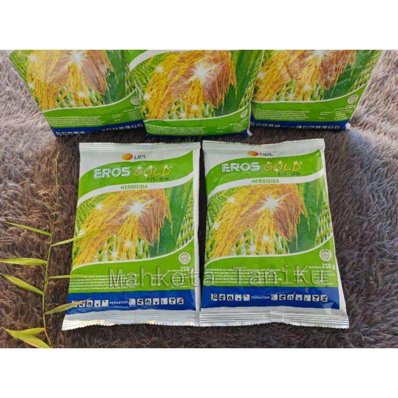 HERBISIDA EROS GOLD-OBAT RUMPUT SISTEMIK SELEKTIF-OBAT RUMPUT EROS GOLD 250 GRAM
