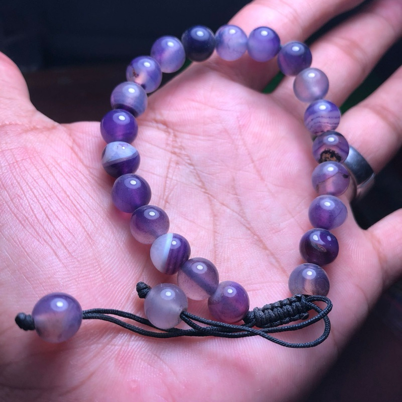 Gelang Batu Kecubung Wijaya Kalimantan Asli dan Langka