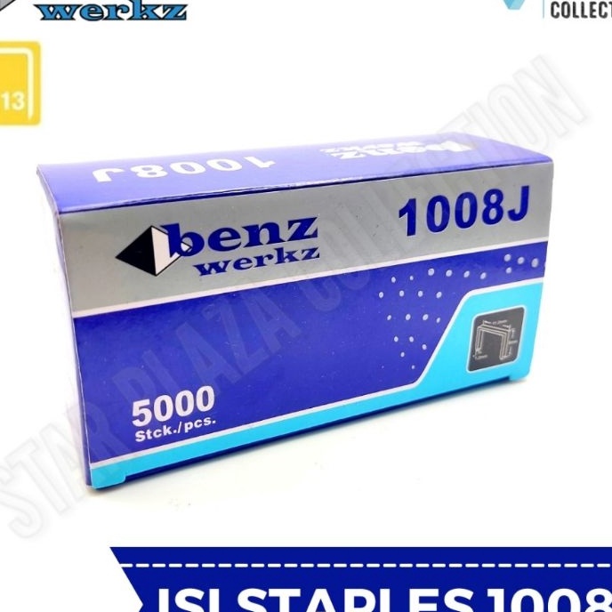 

FG2 Isi Staples Tembakan Angin Paku Tembak U Merek BENZ WERKZ Refill Mata Air Nailer 1J untuk Pengerjaan Jok Motor Jok Mobil Sofa Funiture Kayu