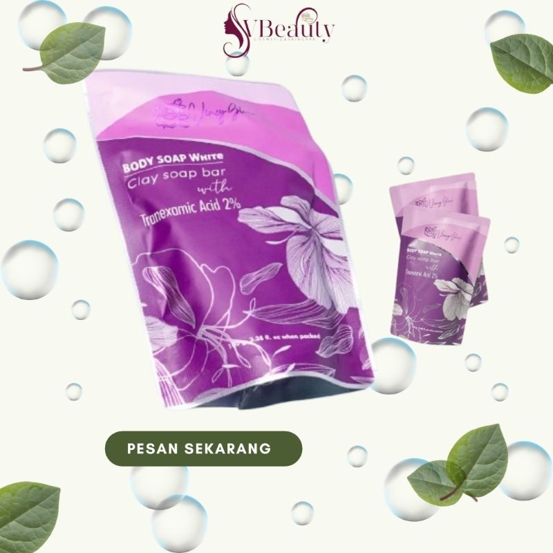 Body Soap Bar vincy glow / sabun mandi / sabun pembersih badan / sabun pemutih badan / sabun pencera