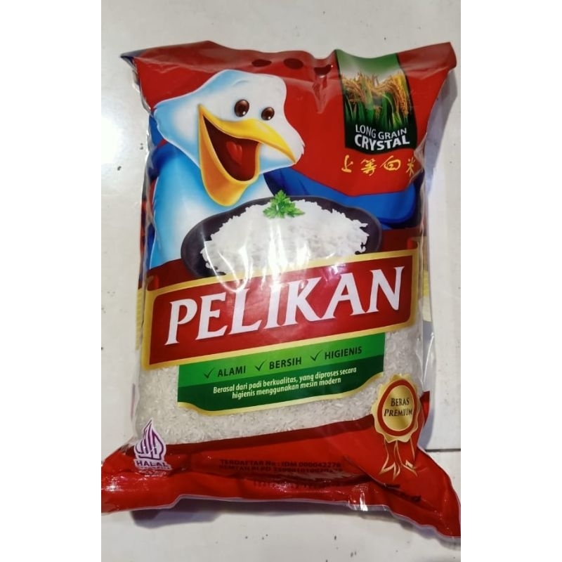 BERAS PELIKAN 10KG ( kemasan 5kg x 2)