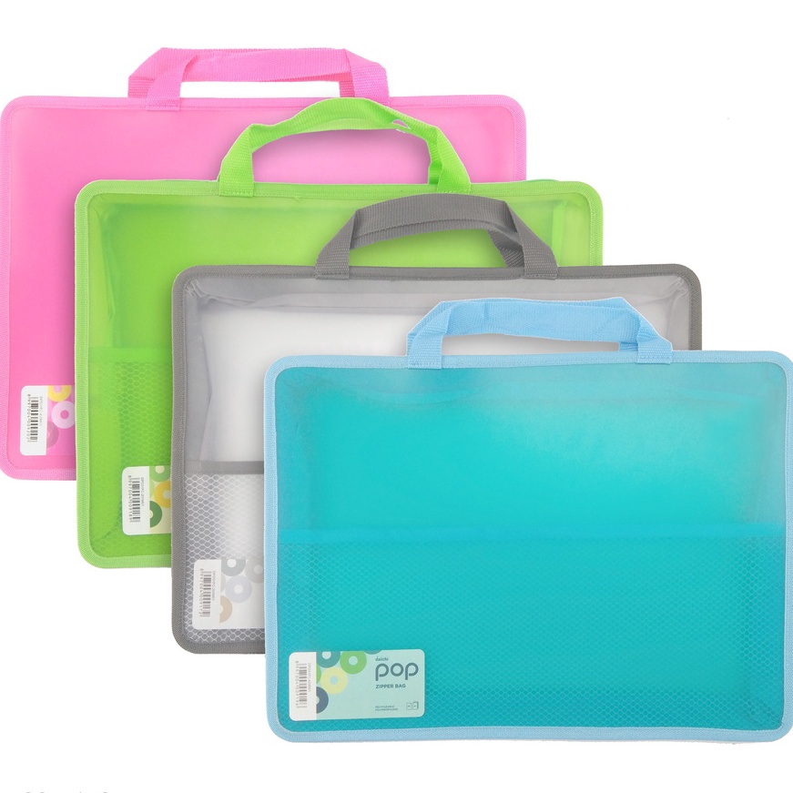 

KP8 Daiichi Popular Zipper Bag DPO Ukuran Folio Tas Berkas Dokumen Map Folder Bag