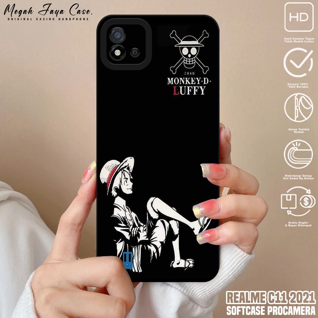 Case REALME C11 2021 - Casing Hp REALME C11 2021 Motif OP - Silikon Hp REALME C11 2021 - Kondom Hp R