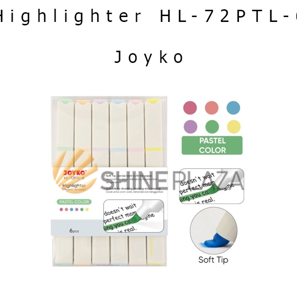 

Wow Hhlhter Set Joyko HL72PTL6 Penanda Berwarna Joyko Pastel Color