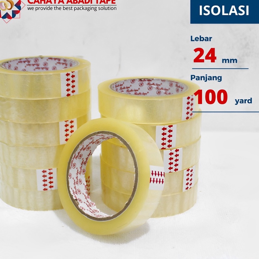 

Wow ISOLASI BODHI TAPE 1224MM X 1YARD PER SLOP