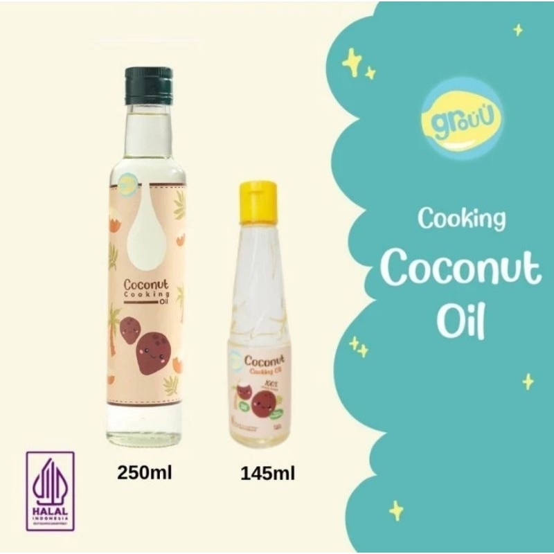 

Grouu Coconut Cooking Oil 250 ml - Minyak Kelapa