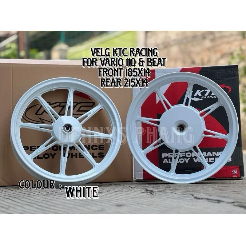 velg racing ktc Mio sporty Mio 110cc beat - Vario 110 - Vario 125&150 - Scoopy -  spacy - Genio -  V