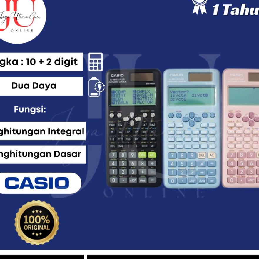 

Boom KALKULATOR SCIENTIFIC CASIO FX 991ES PLUS ORI