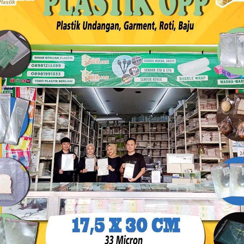 

Tawaran 175 x 3 cm Plastik OPP TEBAL 1 lbr lemseal