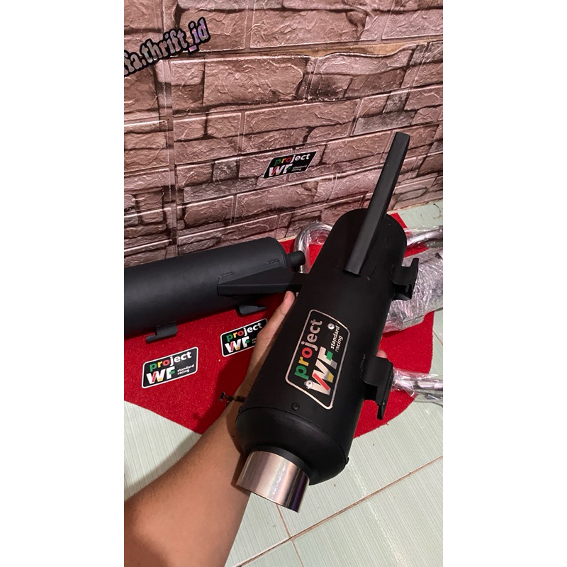 Knalpot std racing WF Project by copy cms sarangan setengah beat mio vario scoopy dll