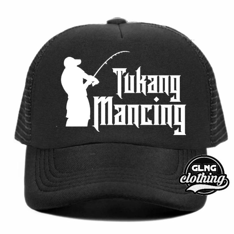 Baru Untung Topi Tukang Mancing  Topi Trucker Tukang Mancing