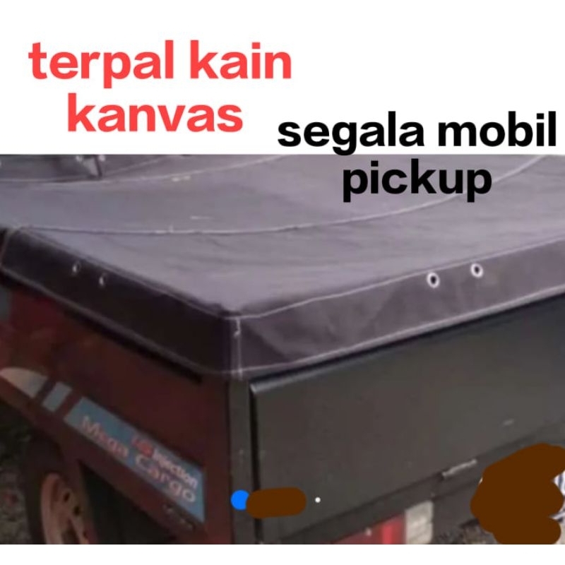 terpal bak mobil pickup pnther, bahan kain kanvas 2558 no8