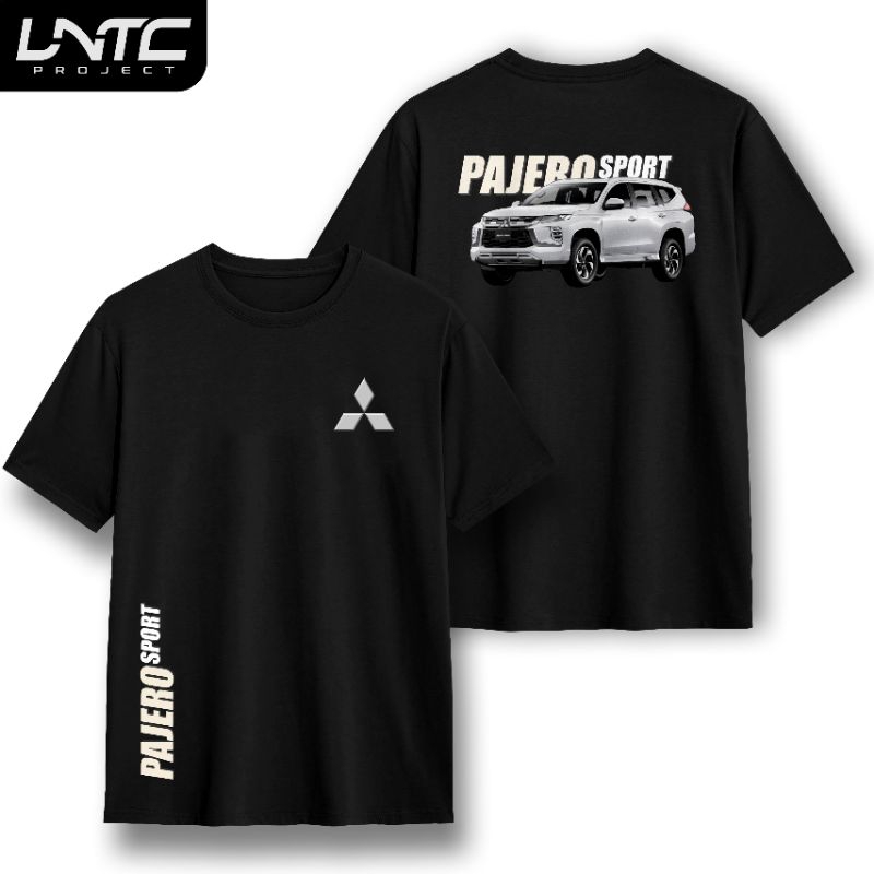 Kaos Mobil Mitsubishi New Pajero Sport Dakar Ultimate 4x4 A/T 2024 Atasan Lengan pendek