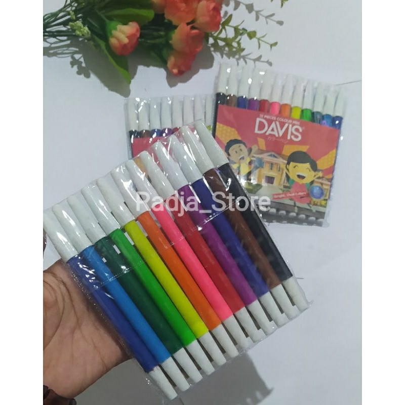 

[ Flash Sale 11:11 ] Spidol Warna Warni isi 12 pcs