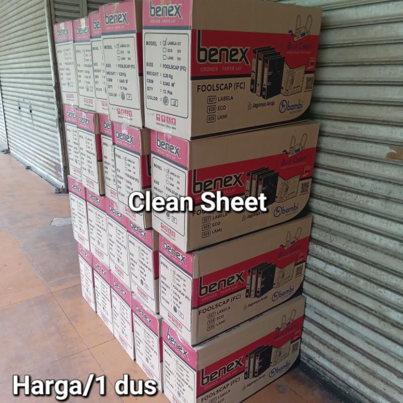 

Odner benex labela 927 folio warna hitam(Harga/1 dus)