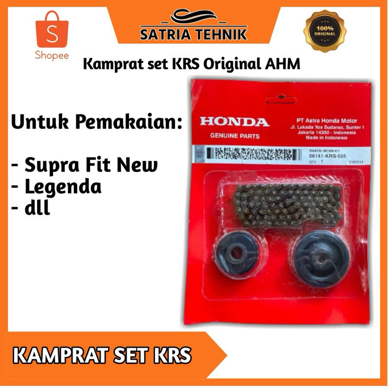 06141-KRS-505 RANTAI KETENG KAMPRAT SET KRS ORIGINAL AHM
