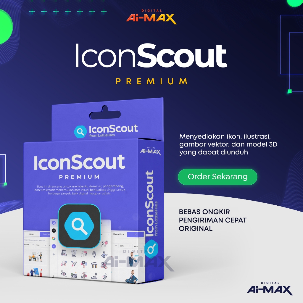 ⚡ᗩᑌTOKIᖇIᗰ24ᒍᗩᗰ⚡Iconscout Premium Account | 1 Bulan Full Akses | Instant Delivery | Support 24/7