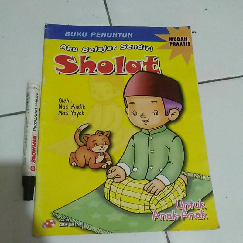 aku belajar sendiri sholat untuk anak anak bergambar warna