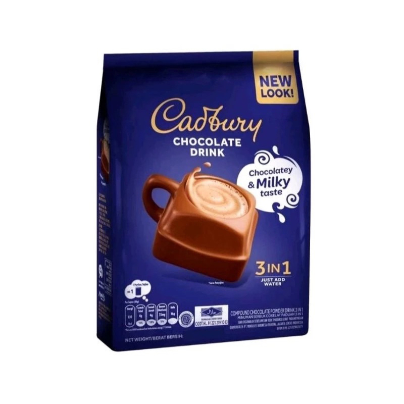 

cadbury hot dring cocolate 3 in 1 13 x 30g
