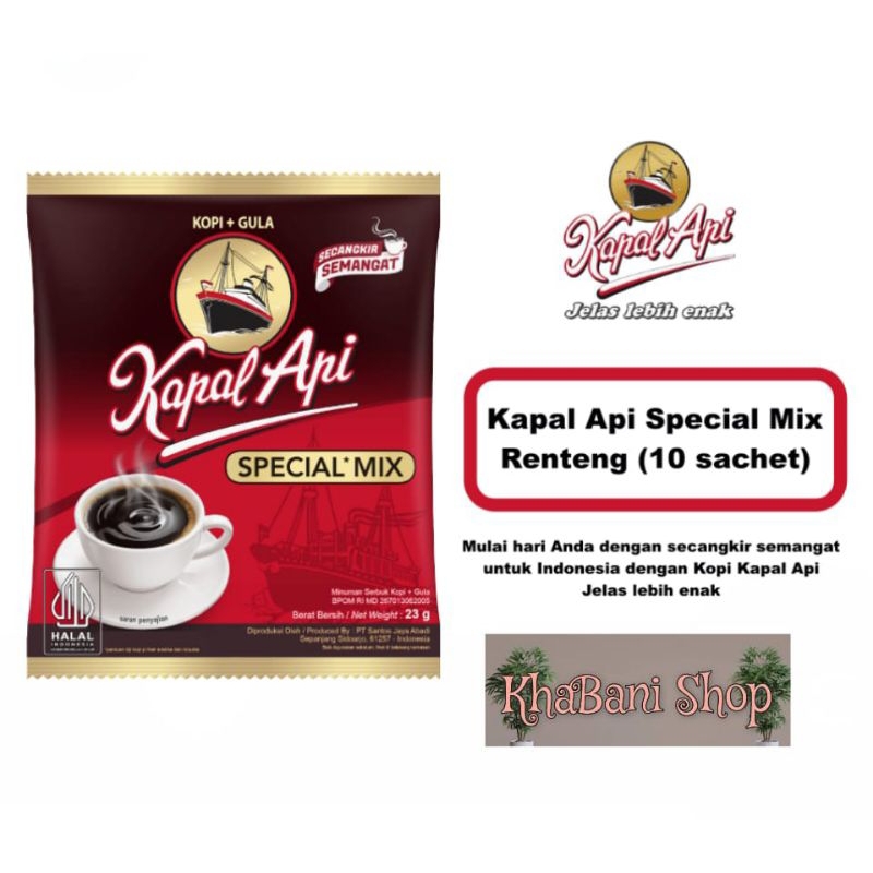 

Kapal Api Spesial mix 1 renceng 10 Pcs