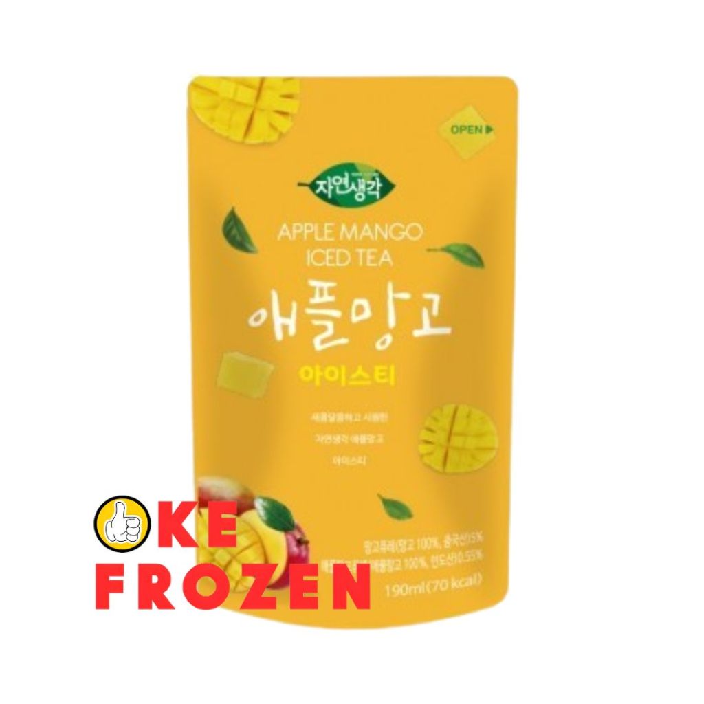 

THINK NATURE APPLE MANGO ICED TEA 190ML/MINUMAN IMPORT KOREA