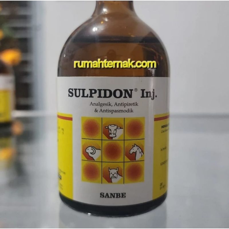Sediaan Ternak SULPIDON Inj. 100ml