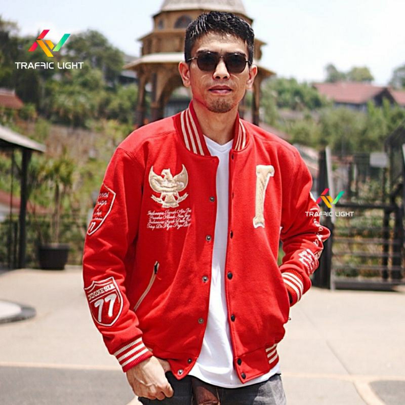 Jaket Timnas, Jaket Premium, Jaket Varsity Timnas Indonesia 2024, Jaket Varsity Premium, Jaket Varsi