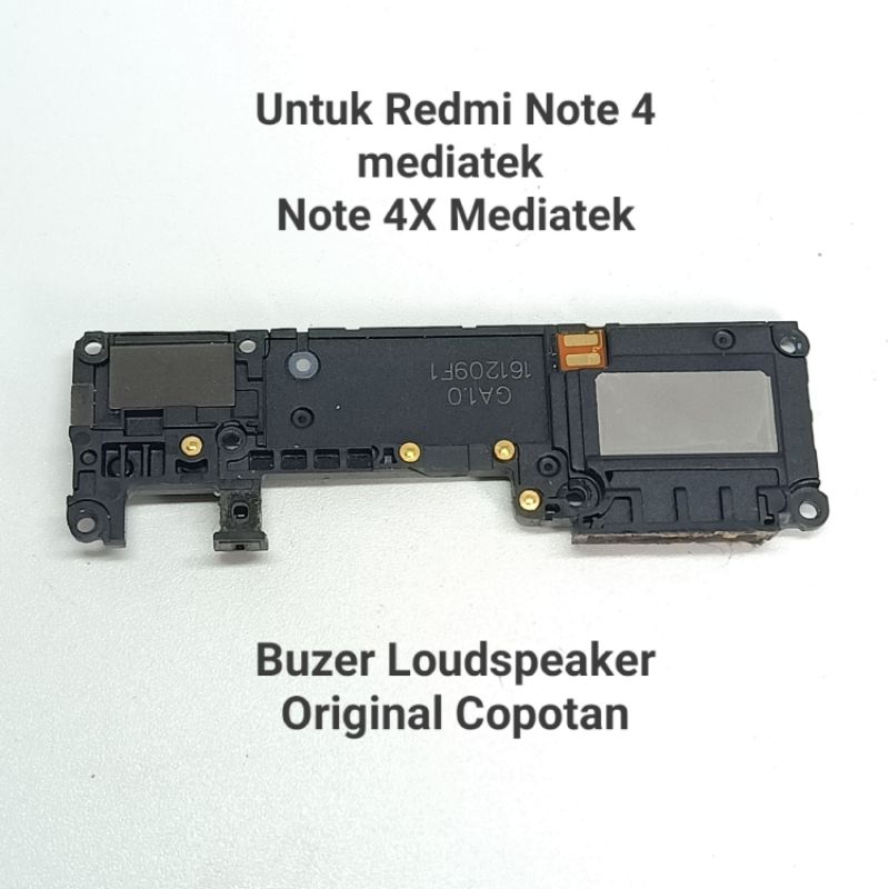 Buzer Buzzer Loudspeaker Xiaomi Redmi Note 4 mediatek / Note 4x mediatek second Original Copotan