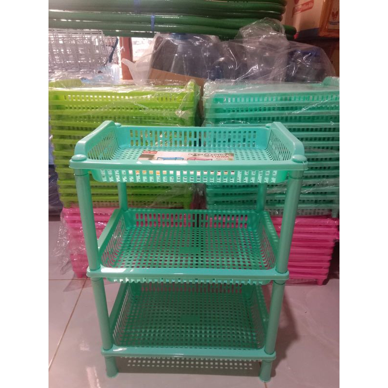 RAK PLASTIK JUMBO SUSUN 3/ RAK SUSUN SERBAGUNA BESAR/ RAK SUSUN SERBAGUNA MURAH/ RAK SUSUN TEBAL JUM