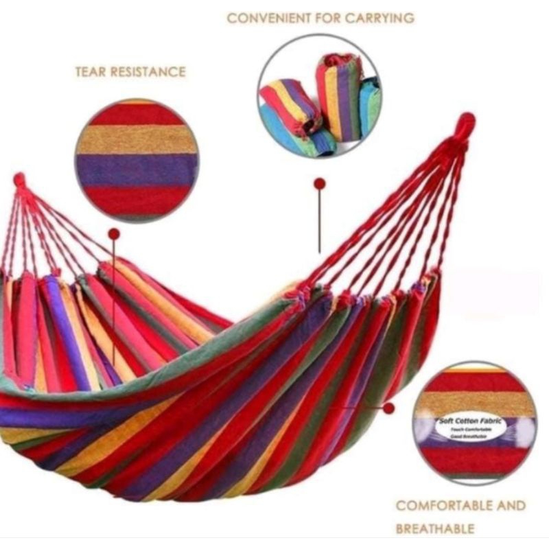 Hammock gantung / ayunan kain pohon