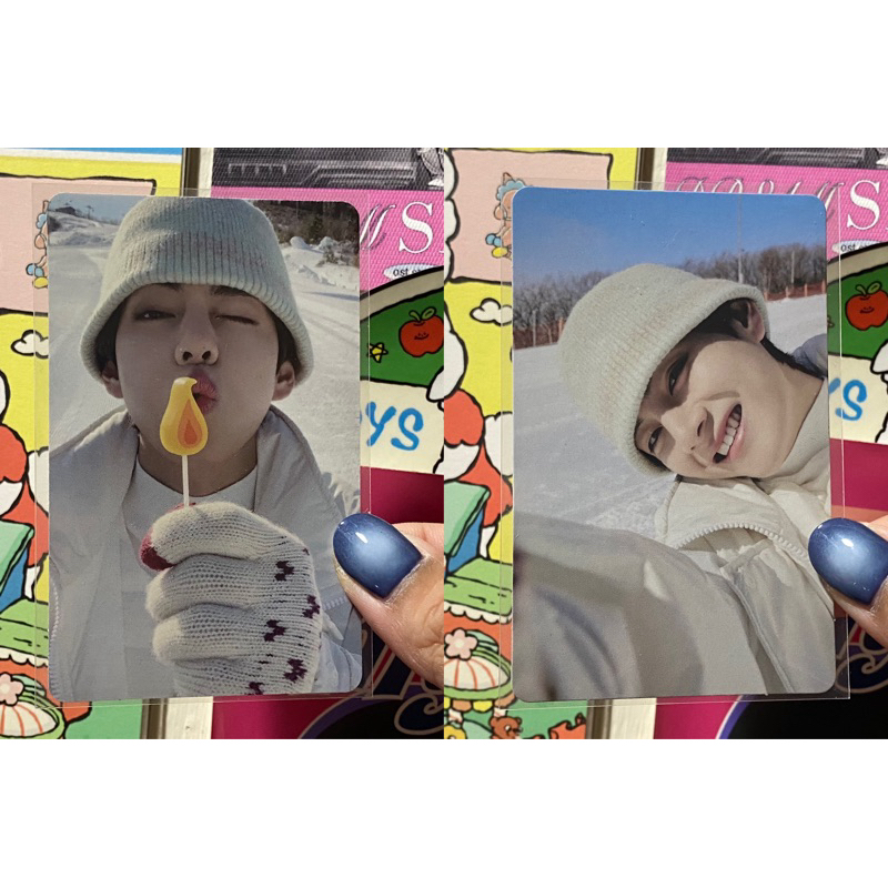 photocard taehyung v winter package winpack bts pc official
