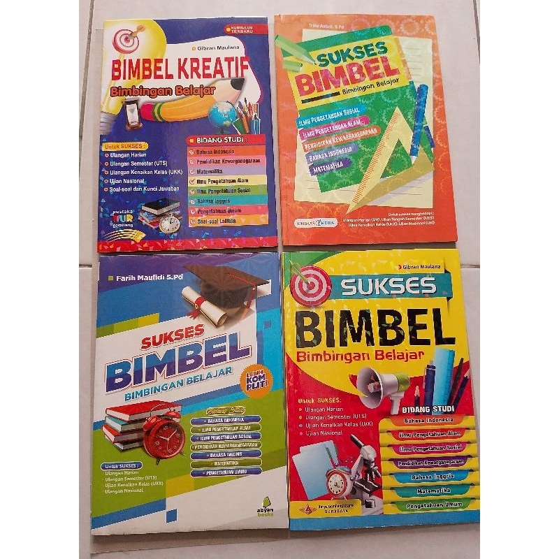 Bimbel kreatif - buku sukses bimbel - buku bimbingan belajar untuk anak sd