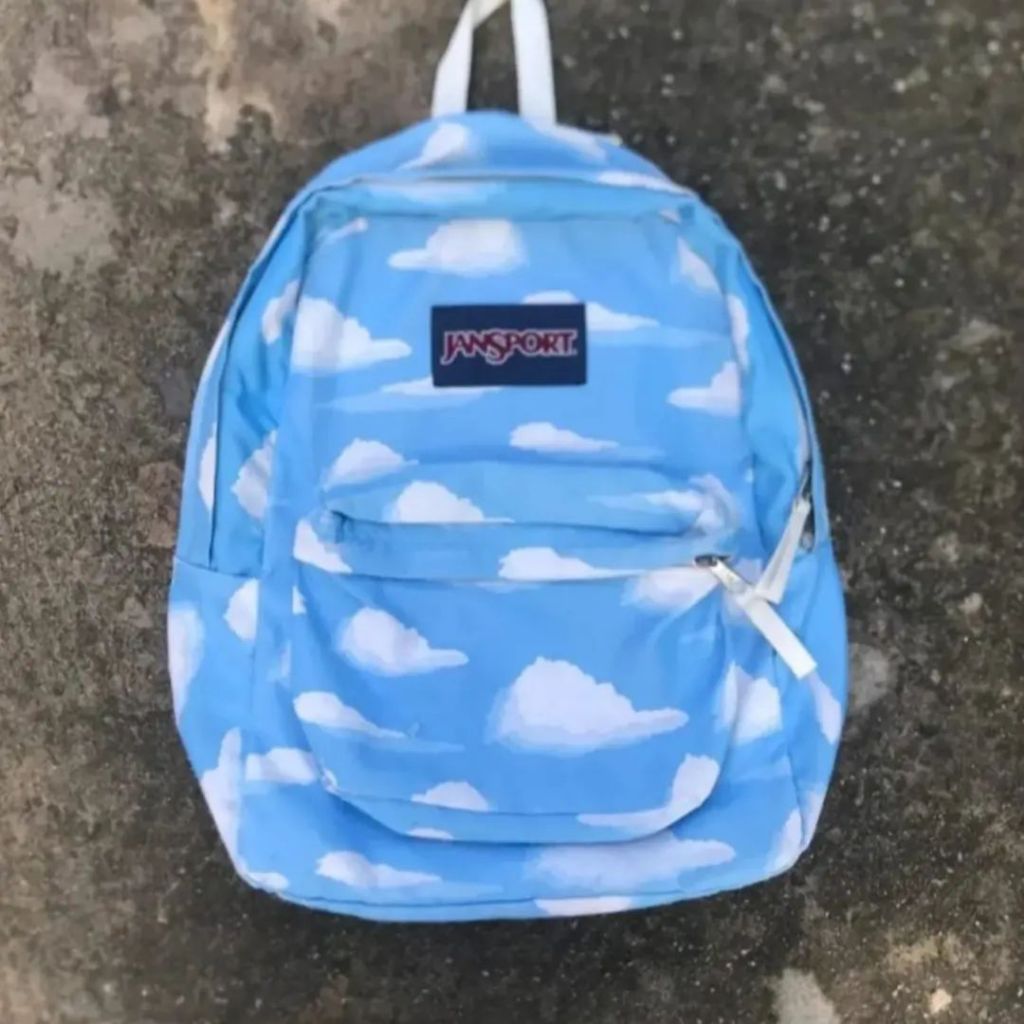 𝐏𝐑𝐎𝐌𝐎TAS JANSPORT SUPERBREAK BIRU AWAN