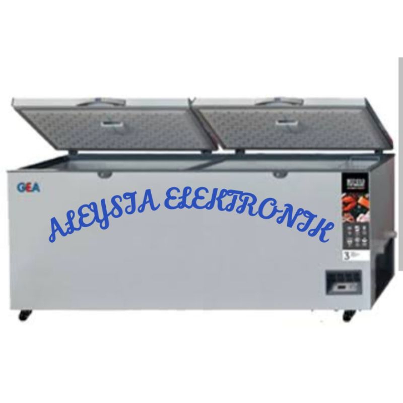 CHEST FREEZER BOX GEA AB-600TX/500LTR BERGARANSI RESMI 3THN