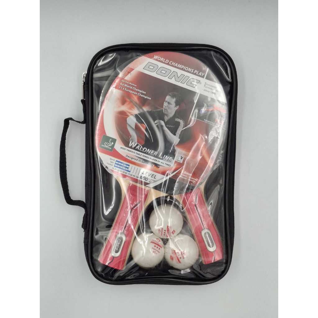DONIC Waldner Line 600 Set Made Up Blade Bet Jadi Pingpong