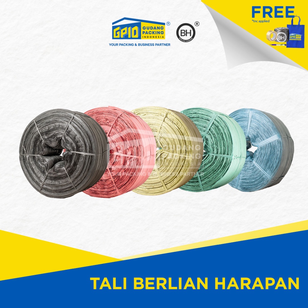 

BH - Tali Gulungan Warna Rol Besar +- 50 Kg