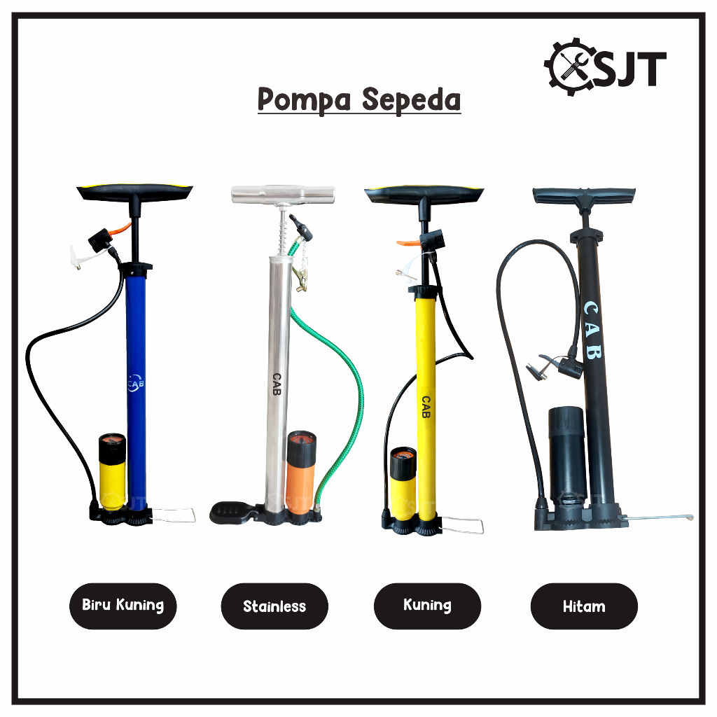 Pompa Angin Ban Sepeda Motor Mobil Bola Balon / Pompa Multifungsi CAB 60 CM
