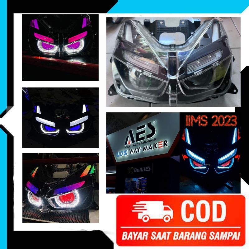 LAMPU DEPAN BILED VARIO 160 AES TURBO SE LENGKAP