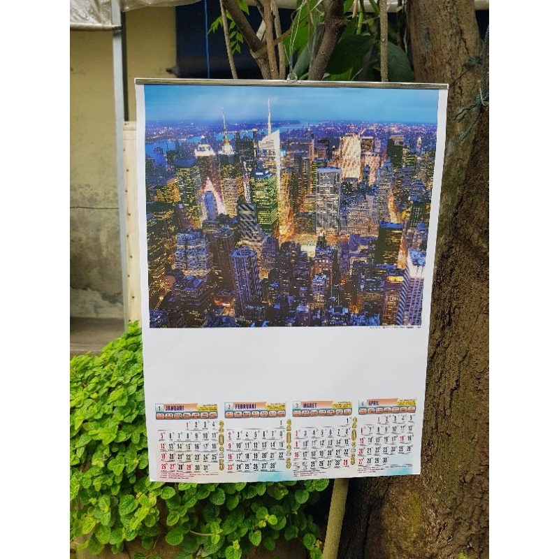 

kalender dinding 2025 caturwulan 3 lembar CW uk.37x52
