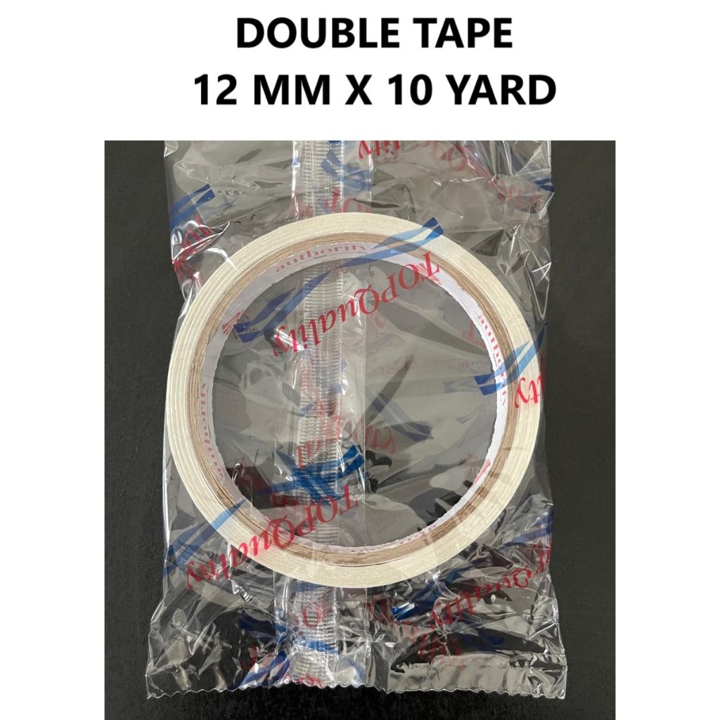 

DOUBLE TAPE 12 MM ( 1/2 INCH) X 10 YARD
