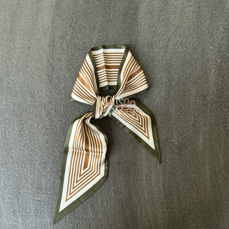 Miu Mini Scarf Leher Scarf Tas